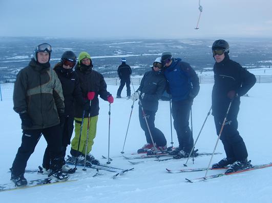 Delar av skidgänget Delar av skidgänget